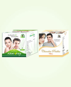 Aloe Vera Gel and Chandra Prabha Ubtan