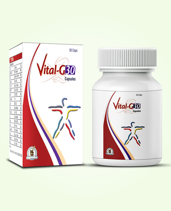 Ayurvedic Herbal Energy Enhancer Pills for Women, Vital G-30