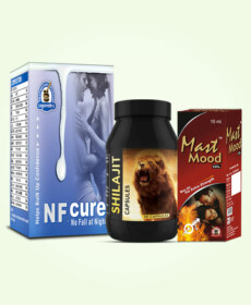 NF Cure, Shilajit Capsules and Mast Mood Oil