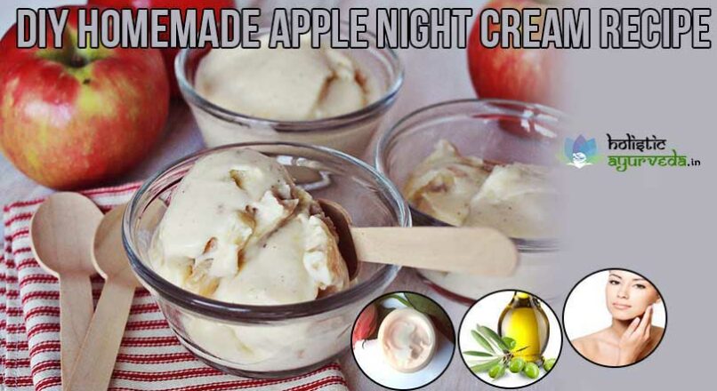 DIY Homemade Apple Night Cream Recipe To Keep Skin Healthy