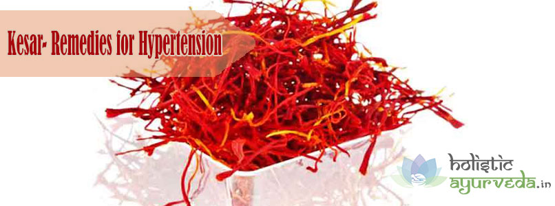 Kesar Remedies for Hypertension