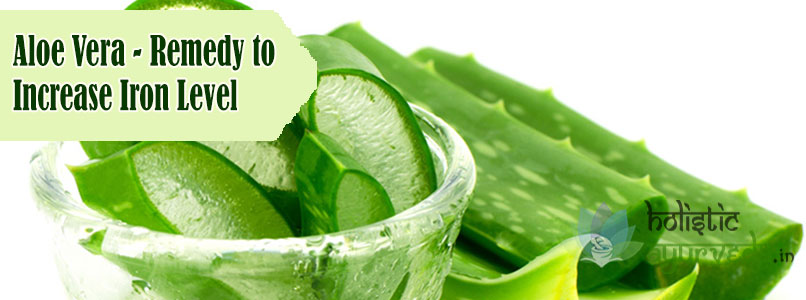 Aloe Vera Remedy to Increase Iron Level