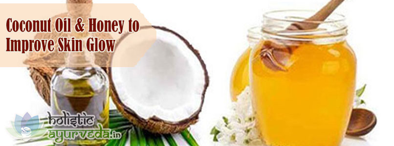 Coconut Oil and Honey to Improve Skin Glow