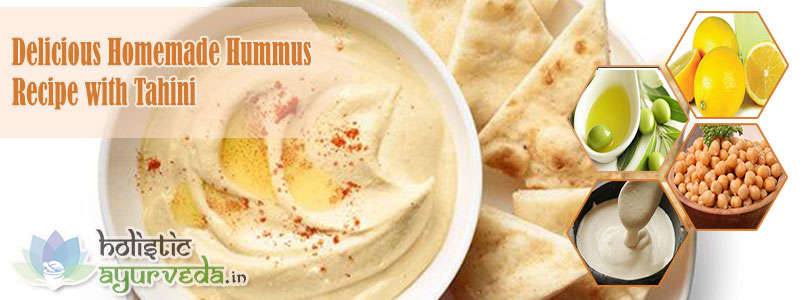 Homemade Hummus Recipe with Tahini