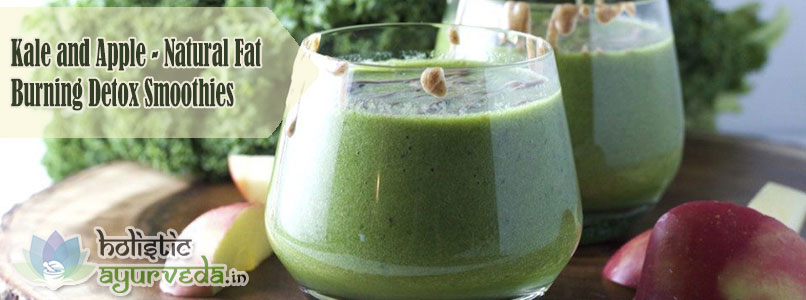 Kale and Apple Fat Burning Smoothies