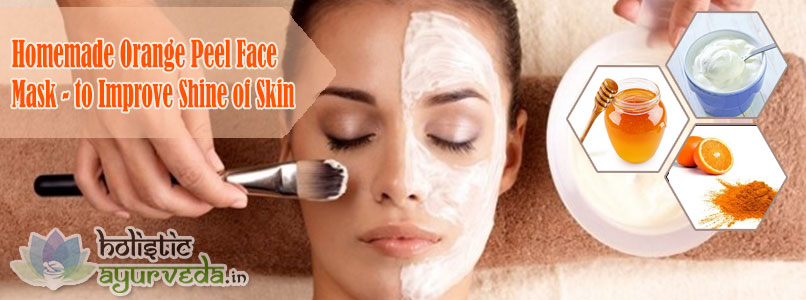 Orange Peel Face Mask to Improve Shine of Skin