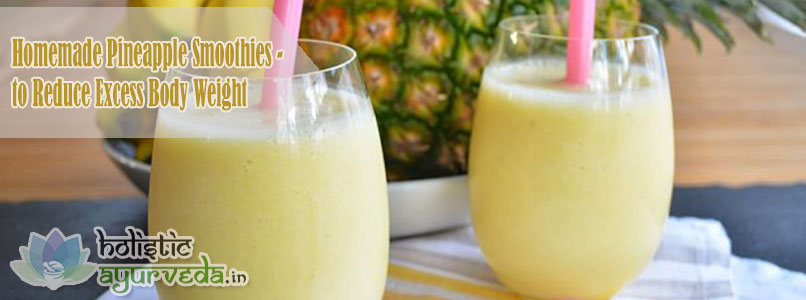 Pineapple Smoothies to Reduce Excess Body Weight