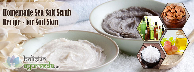 Sea Salt Scrub Recipe for Soft Skin