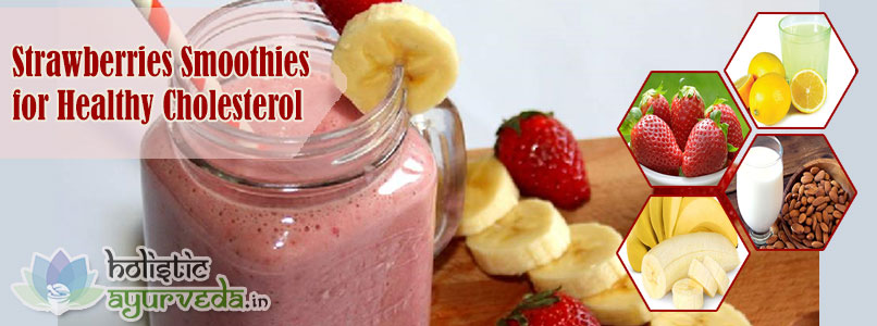 Strawberries Smoothies for Healthy Cholesterol